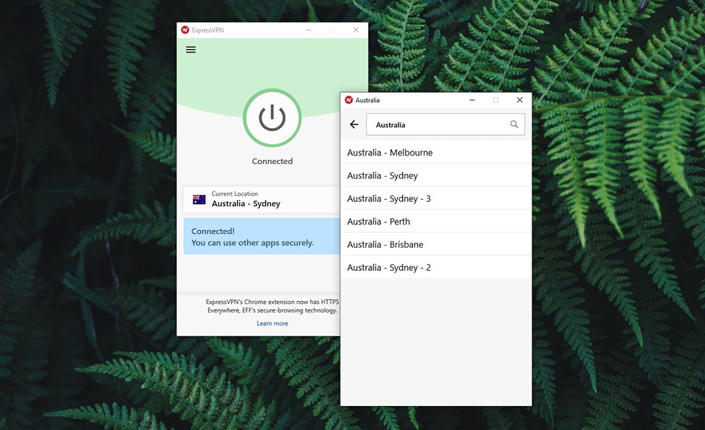 ExpressVPN سرورهای استرالیا