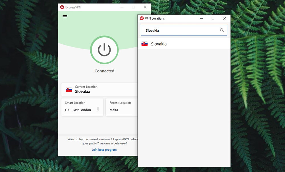  ExpressVPN اسلواکی سرور 