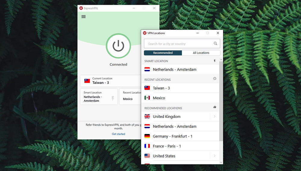 سرور ExpressVPN تایوان