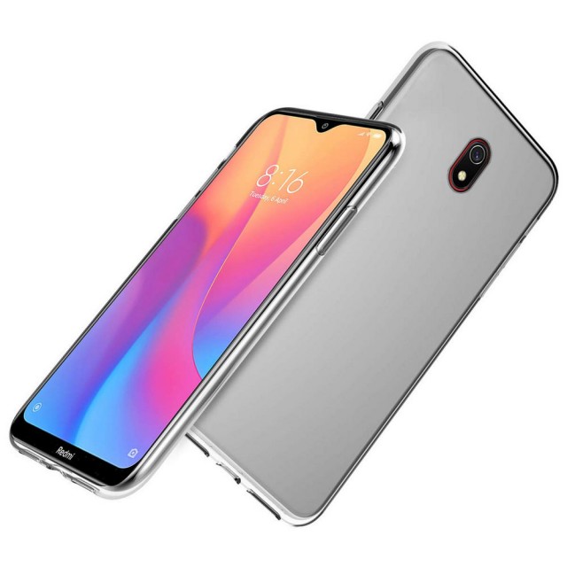  کیف شفاف سیلیکون باریک در Xiaomi Redmi 8A 