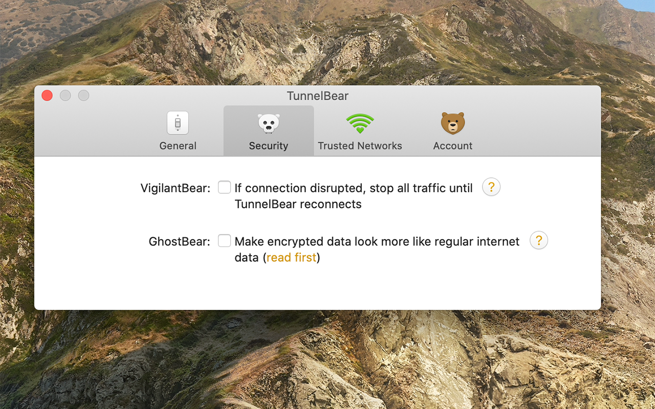  TunnelBear VPN (برای macOS) 