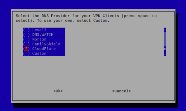  تنظیمات ارائه دهنده DNS 