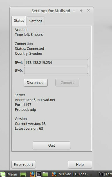  نصب یک VPN در لینوکس 