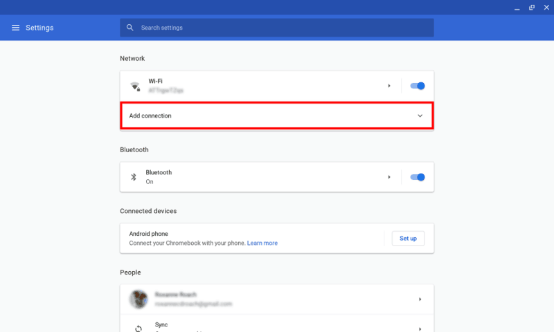  چگونه به تنظیمات-a-vpn-on-chromebook-add-اتصال 