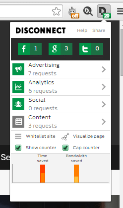 قطع اتصال مرورگر