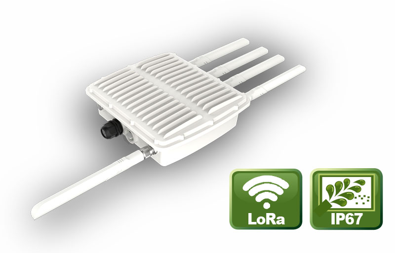 دروازه در فضای باز LoRaWAN برای اینترنت اشیاء