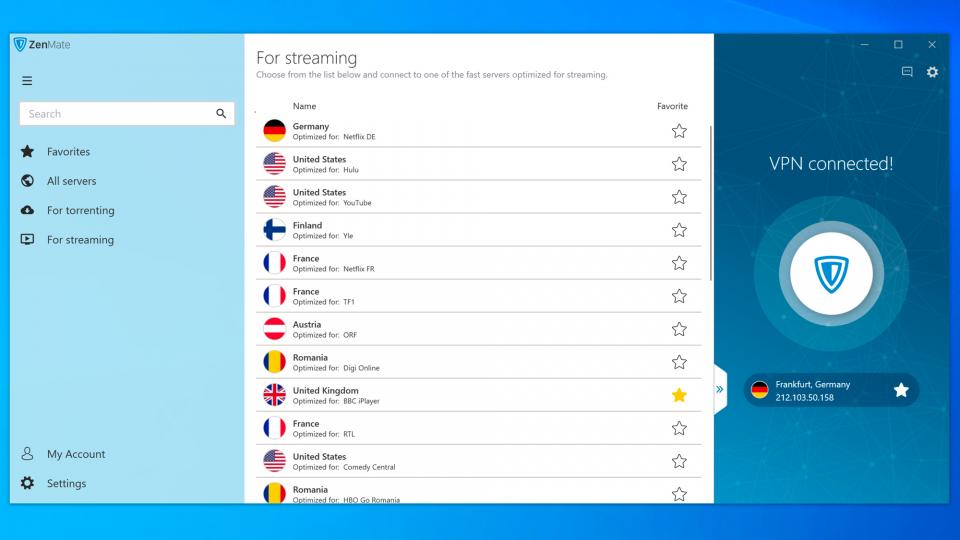 بررسی ZenMate VPN: یک VPN ساده و بدون ماده زیاد