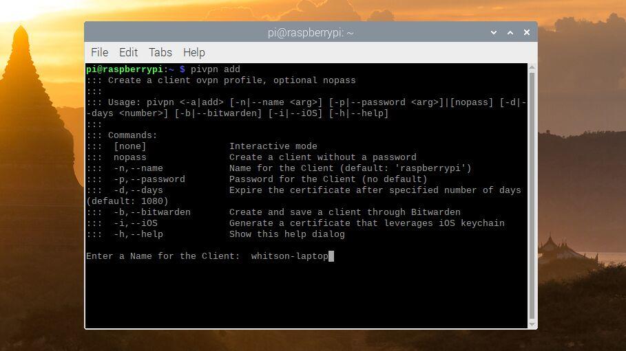  تصویر PiVPN 