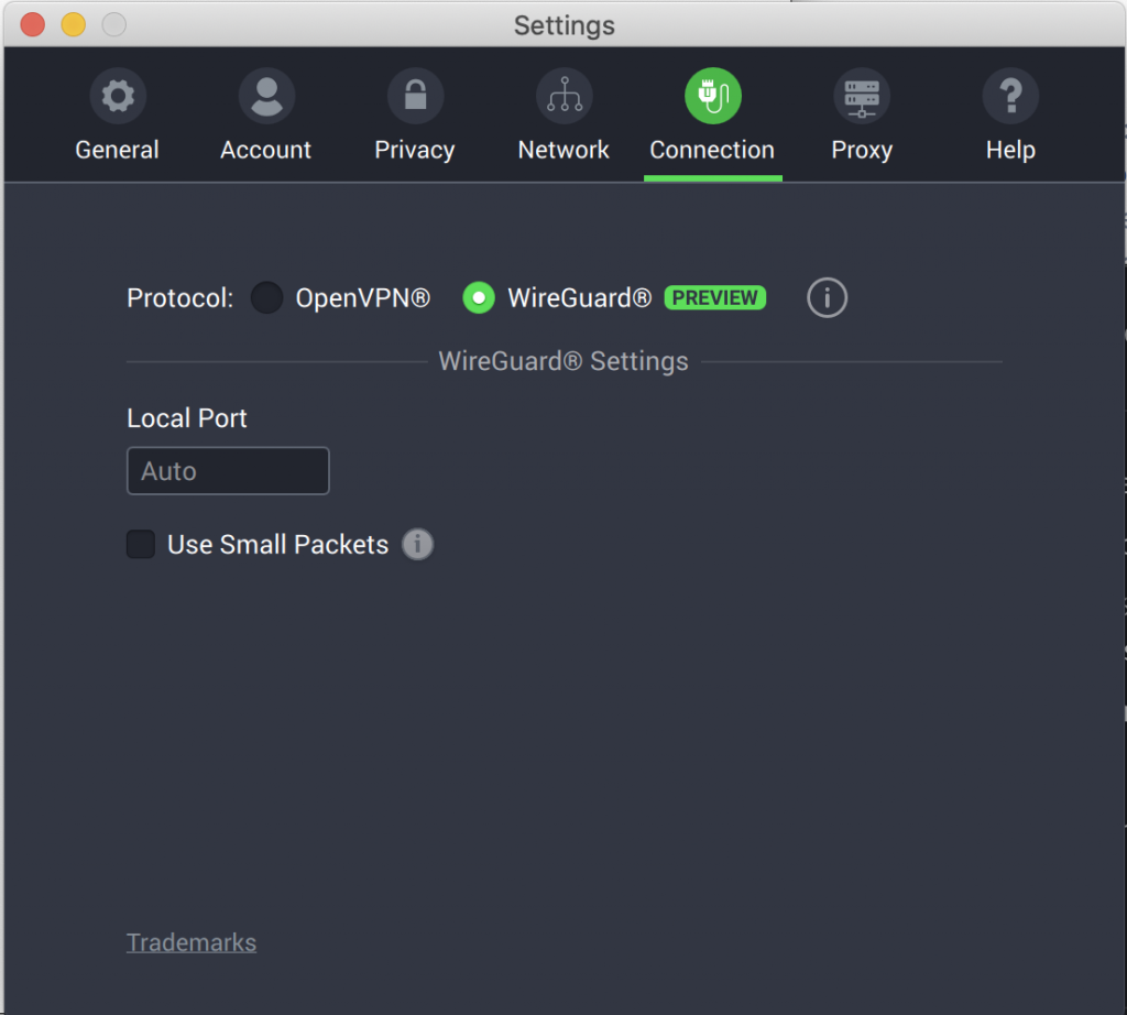  پیش نمایش سیم کشی در privateinternetaccess 